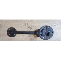 Long Latch - Hand Forged - Black Wax - Iron - 200 mm